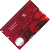 Victorinox Swiss Card Lite Red Transparent