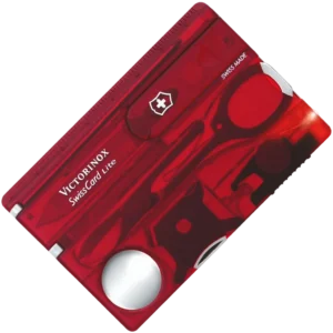 Victorinox Swiss Card Lite Red Transparent