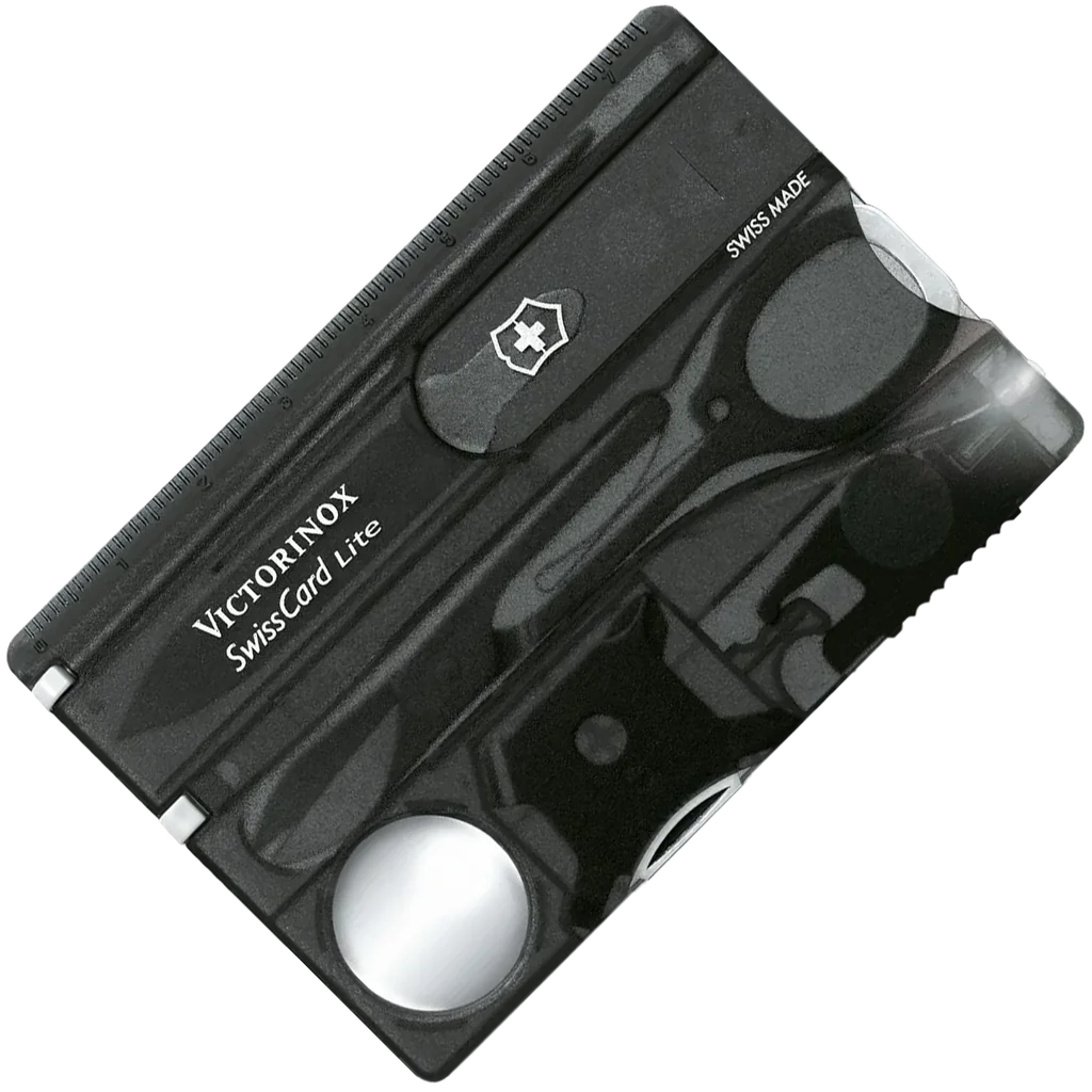 Victorinox Swiss Card Lite Black Transparent