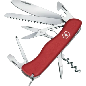 Victorinox Swiss Army Knife Traveller 1.3705.AVT – 25 Functions, Translucent Red – New In Box