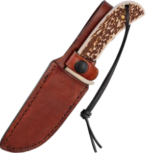 Alternative view of Uncle Henry UH Staglon 4" FB w/Leather