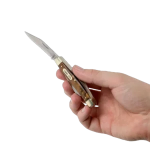 Alternative view of Old Timer 3" Middleman with Desert Iron Wood Handle