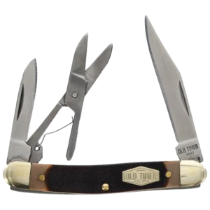 Old Timer Granddad's Folder w/Clip, Pen, & Scissors