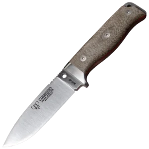 Cudeman MT-5 Green Micarta Bushcraft Knife/Kydex Sheath