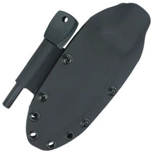 Alternative view of Cudeman Bushcraft MT-5 Micarta w/Kydex Sheath