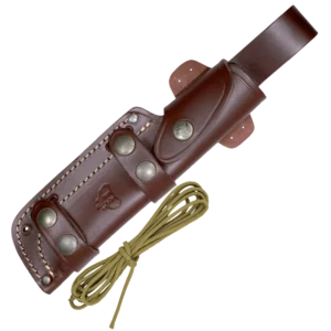 Alternative view of Cudeman JJSK-2 Survival Knife Brown w/Leather Sheath