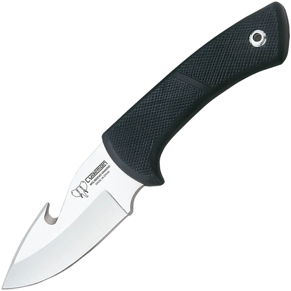 Cudeman Black Anti-slip Fixed Blade Knife