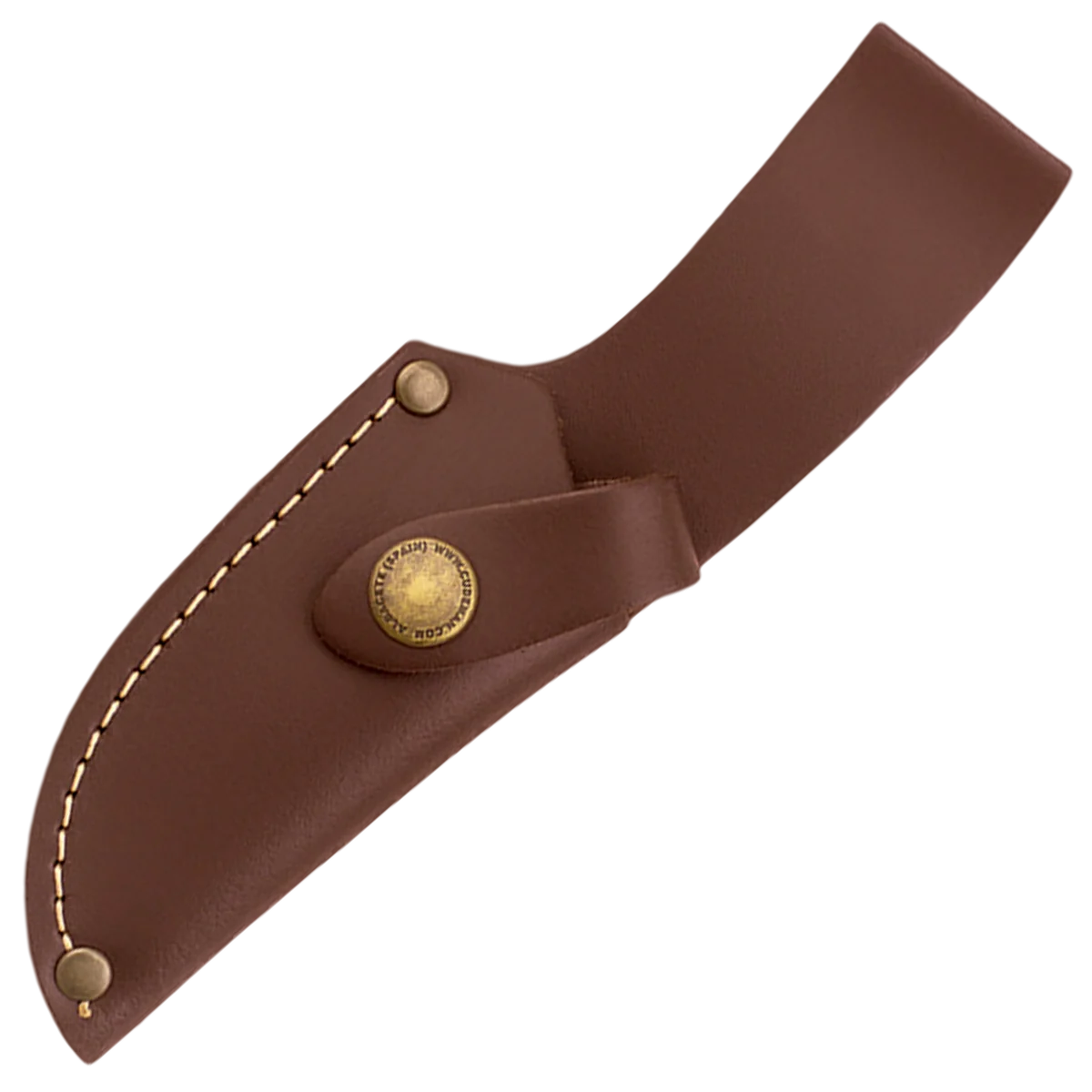 Cudeman Olive Wood Handle Skinner with Leather Sheath - Image 2