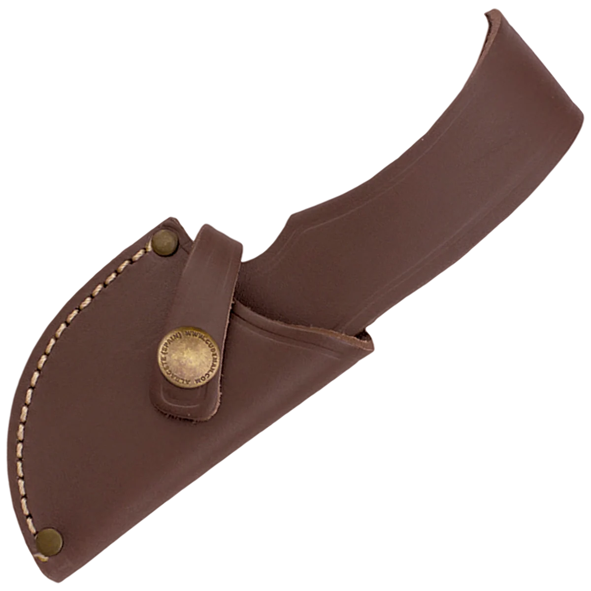 Cudeman Deer Stag Handle Gut Hook Fixed Blade Knife - Image 2