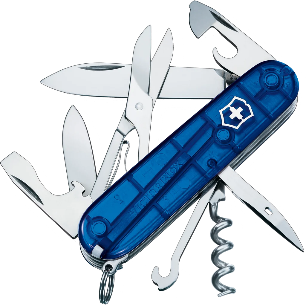 Victorinox Climber, Blue Transparent
