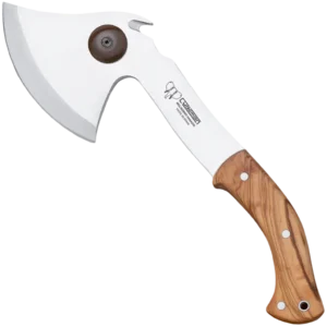 Cudeman Olive Wood Weighted Pro Hunting Axe 167-L