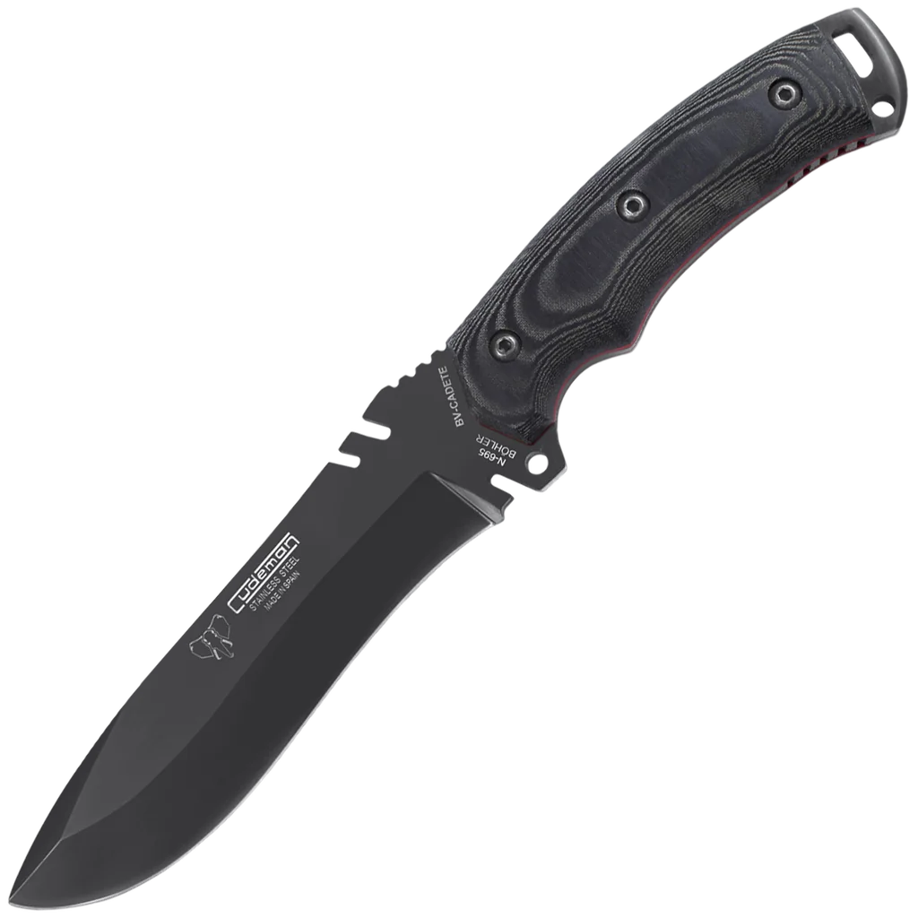 Cudeman Cadet Black w/Survival Kit