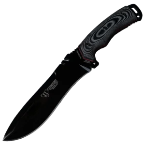 Cudeman Green Beret Black with Survival Kit