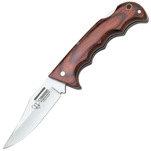 Cudeman Texana Pakkawood Pocket Knife with Sheath