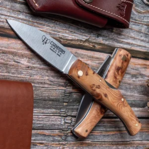 Alternative view of Cudeman Delta Juniper w/Sheath