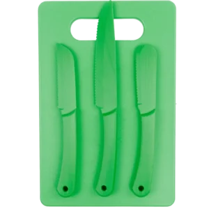 Ontario Knife Company Chromatics 4 pc Cutlery Set - Green