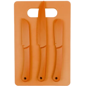 Ontario Knife Company Chromatics 4 pc Cutlery Set - Orange