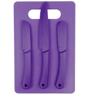 Ontario Knife Company Chromatics 4 pc Cutlery Set - Purple