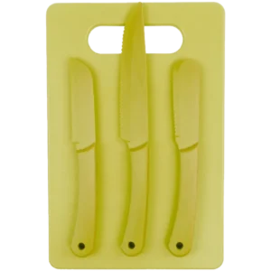 Ontario Knife Company Chromatics 4 pc Cutlery Set - Yellow