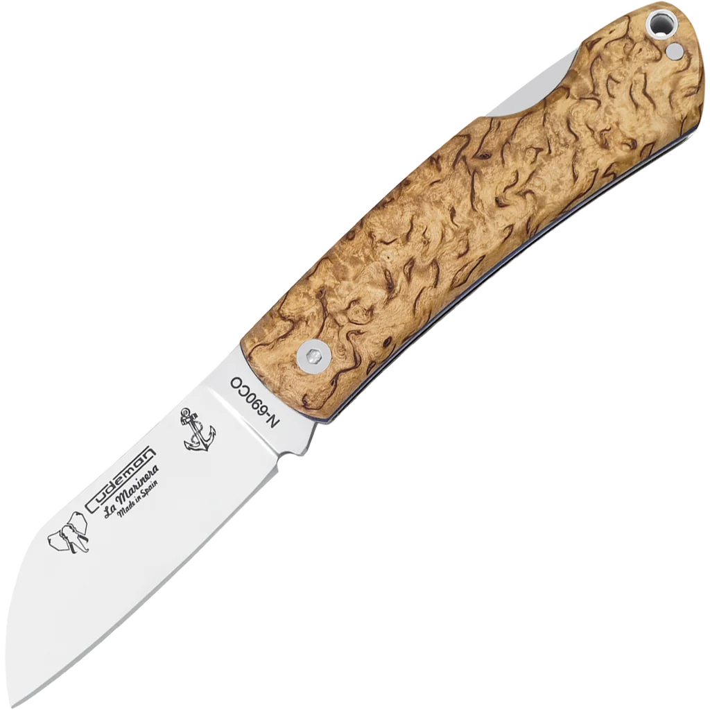 Cudeman La Marinera Birch Folder w/Sheath