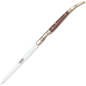 Cudeman Large Pakkawood Stiletto Pocket Knife