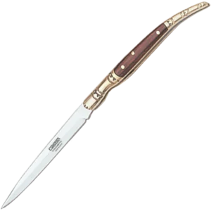 Cudeman Small Pakkawood Stiletto Pocket Knife