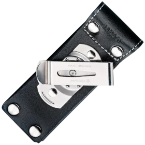 Alternative view of Victorinox Belt Pouch, 119 mm, Black, Metal Belt-Clip