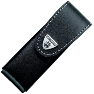 Victorinox Belt Pouch, Leather, 122 mm, Black, Up to 6 Layers
