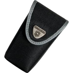 Victorinox Black Nylon Pouch with Hook-and-Loop Fastener