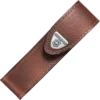 Victorinox Brown Leather Belt Pouch with Hook-and-Loop Fastener
