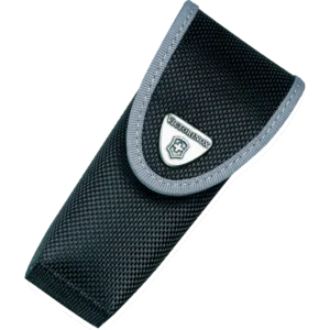 Victorinox Black Nylon Pouch with Flashlight Space, Hook-and-Loop Fastener