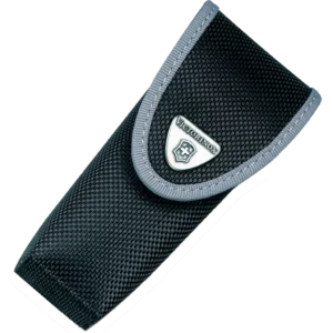 Victorinox Black Nylon Pouch With Flashlight Space, Hook-And-Loop Fastener