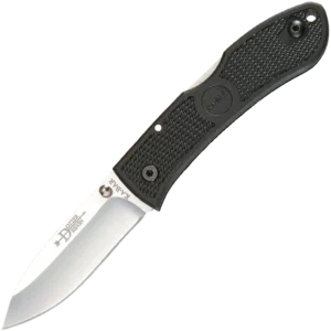 KA-BAR Dozier Folding Hunter-Black-Black Clip, Str