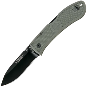 KA-BAR Dozier Folding Hunter-Foliage Green-Black Clip, Str