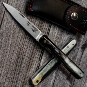 Alternative view of Cudeman 3.5" Bull Horn Stiletto Pocket Knife