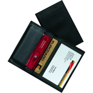 Victorinox Swisscard Black Leather Pouch