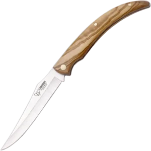 Cudeman Needle Olive Wood Pocket Knife