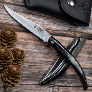 Alternative view of Cudeman 455 Bull Horn Stiletto Pocket Knife