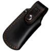 Cudeman 4.7" Snap Closure Sheath - Orange Stitching