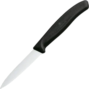 Victorinox Paring Knife, Pointed Tip, Serrated Edge 8cm