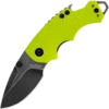 Kershaw Shuffle Lime Green Blackwash