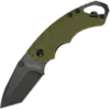 Kershaw Shuffle II Olive Blackwash