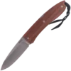 lionSTEEL Opera - Satin D2 / Rosewood Handle w/Sheath