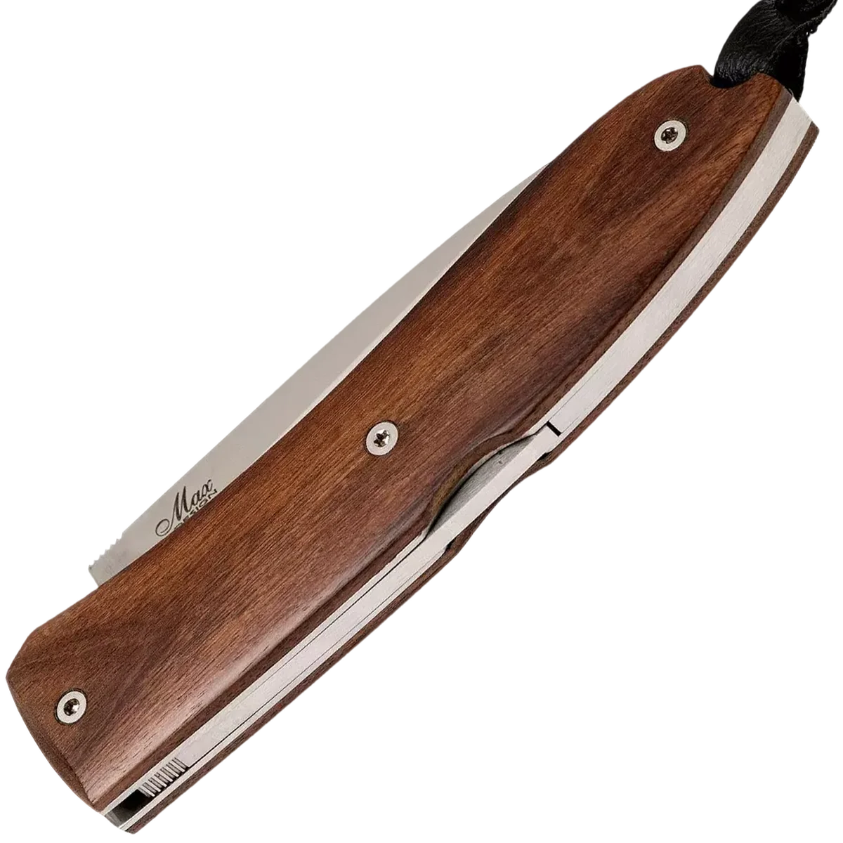 lionSTEEL Opera - Satin D2 / Rosewood Handle w/Sheath - Image 2