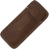 lionSTEEL Leather vertical sheath with CLIP - BROWN Color