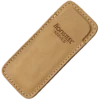 lionSTEEL Leather vertical sheath with CLIP - SAND Color