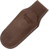 lionSTEEL Leather vertical sheath with MAGNET - BROWN Color