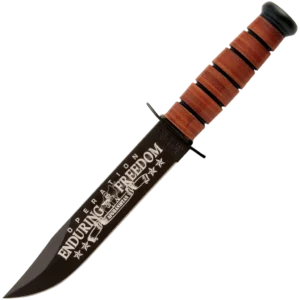 KA-BAR OEF Afghanistan, USN - Engraved