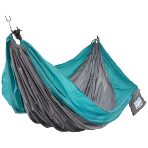 Equip Hammock Two Person Travel Hammock - Teal/Gray