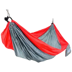 Equip Hammock One Person Travel Hammock - Red/Herringbone